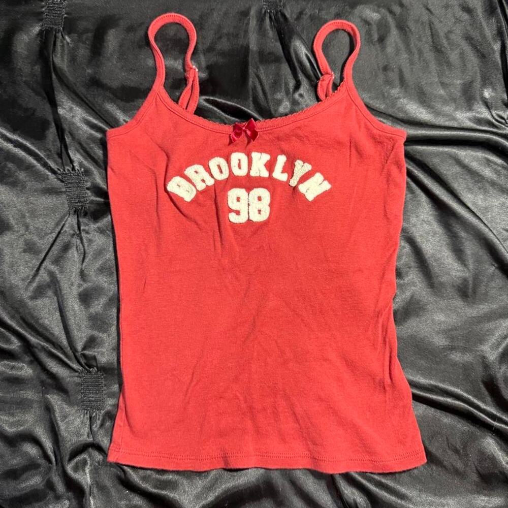 Lucky 777 red tank top